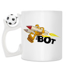 Кружка с футбольным мячиком