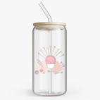 Банка с бамбуковой крышкой