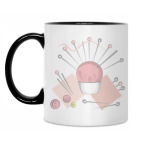 Кружка двухцветная