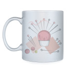 Розовая игольница