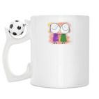Кружка с футбольным мячиком