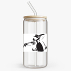 Банка с бамбуковой крышкой