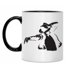 Кружка двухцветная