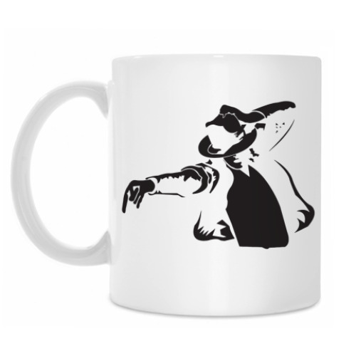 Кружка с принтом King of POP