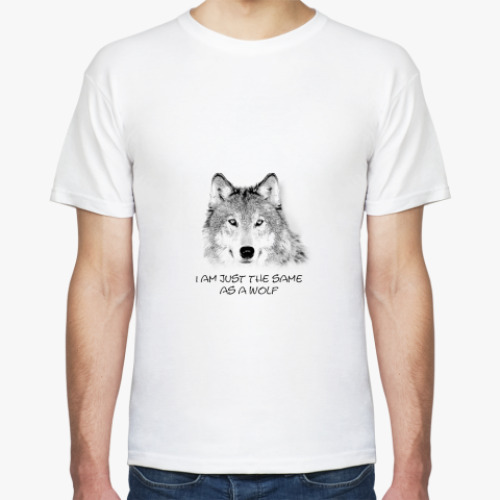 Футболка с принтом Волк
