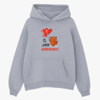 Толстовка худи оверсайз