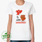 Женская футболка органик