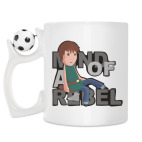 Кружка с футбольным мячиком