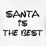 Надпись Santa is the best