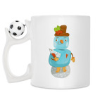 Кружка с футбольным мячиком