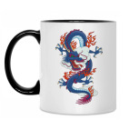 Кружка двухцветная