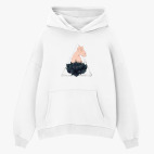 Толстовка худи оверсайз