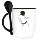 Кружка с ложкой