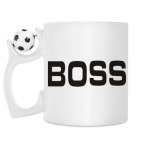 Кружка с футбольным мячиком