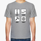 Классическая футболка Minecraft