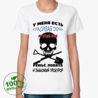 Женская футболка органик