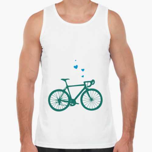 Майка с принтом Love velo