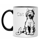 Кружка двухцветная