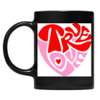 Кружка цветная UV-DTF