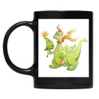 Кружка цветная UV-DTF