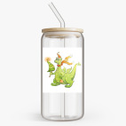 Банка с бамбуковой крышкой