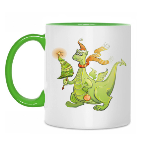 Кружка с принтом Дракончик