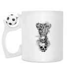 Кружка с футбольным мячиком