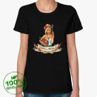 Женская футболка органик