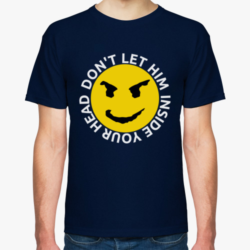 Футболка с принтом Мистер Мерседес смайл