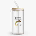 Банка с бамбуковой крышкой