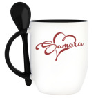 Кружка с ложкой