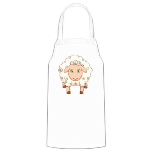 Фартук с принтом Овечка