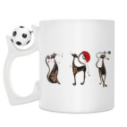 Кружка с футбольным мячиком