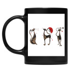 Кружка цветная UV-DTF