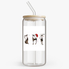 Банка с бамбуковой крышкой