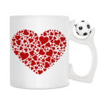 Кружка с футбольным мячиком