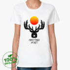 Женская футболка органик