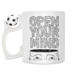 Кружка с футбольным мячиком