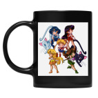 Кружка цветная UV-DTF