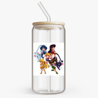 Банка с бамбуковой крышкой