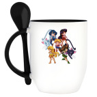 Кружка с ложкой