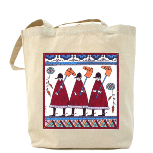 Сумка шоппер с принтом Kurbits