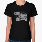 Классическая женская футболка Furious