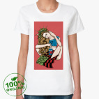 Женская футболка органик