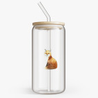 Банка с бамбуковой крышкой