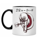 Кружка двухцветная