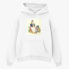 Толстовка худи оверсайз