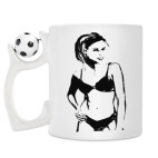 Кружка с футбольным мячиком