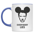 Двухцветная кружка МАУС