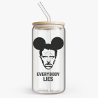 Банка с бамбуковой крышкой